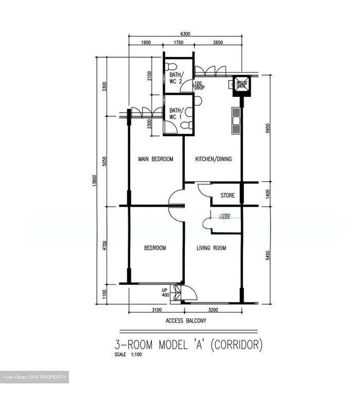 Blk 627 Yishun Street 61 (Yishun), HDB 3 Rooms #593485691